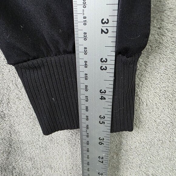 Womens Athleta Black Jogger Pants Polyester Stretch Drawstring Waistband Size XS - Picture 9 of 11